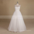 Изящные совок особого Шику бисером-line свадебное платье